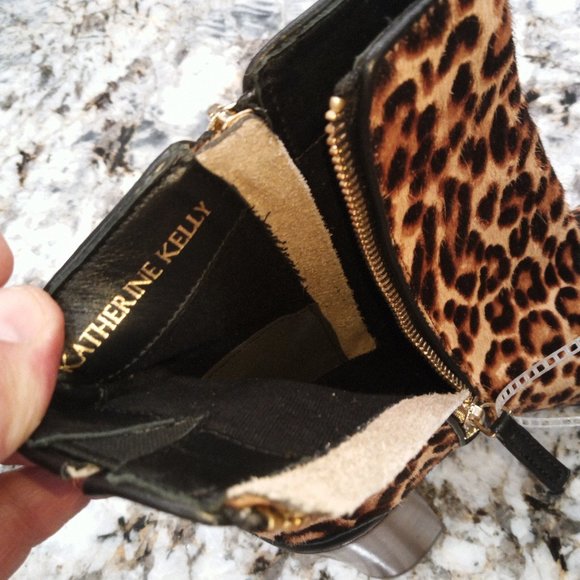 Katherine Kelly Jaymie Leopard women's boots SAVE $140 OFF RETAIL coach ugg - Picture 8 of 10